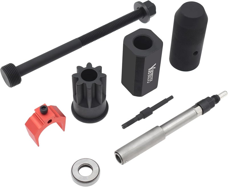 Yuesstloo 9U-6891 Injector Sleeve Remover Installer Set + J-42083 Automatic Timing Pin + 9U-7227 Injector Height Tool + J-38587-A Engine Barring Socket Fits for CAT Caterpillar 3406E C15 C16 Engines - Image 2